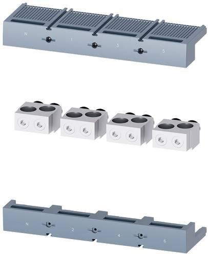 Siemens Anschlusszubehör 3VA9504-0JB23 grau B/H/T: 28,0 x 3,63 x 8,67 cm - Bild 1
