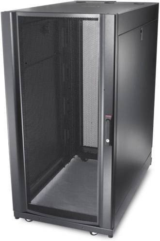 APC NetShelter SX 24U 19 Zoll Netzwerkschrank, Schwarz, B: 60 cm, H: 120 cm, T: 107 cm - Bild 1