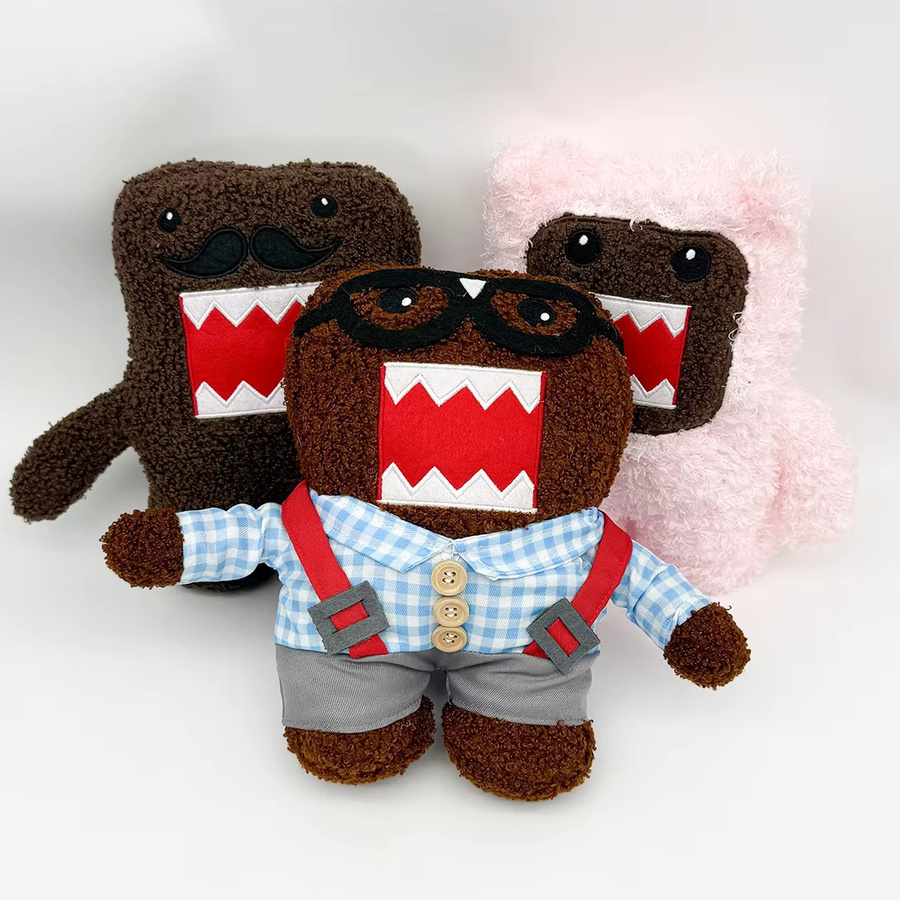 TreasuringU Domo-Kun Plüsch-Rucksack, Braun, Plüsch / Textil - Bild 2