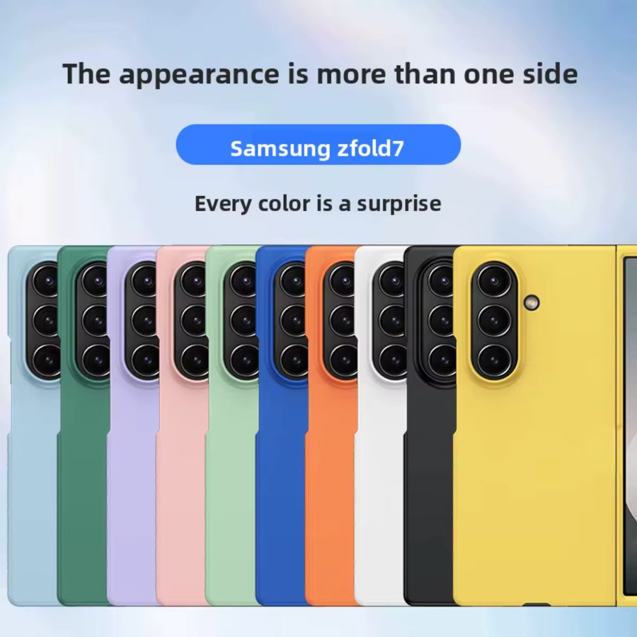 Candy Color Hard Shell PC Schutzhülle stoßfest für Samsung Galaxy Z Fold 3 4 5 6 7 5G in Grün - Bild 2
