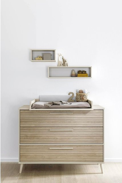 Paidi Wickelkommode Eefje breit in Eiche matt, Beige/Braun - Bild 1