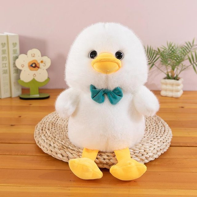 Joyful toys Enten Plüschtier Puppe, weiß, gelb, 40cm - Bild 1