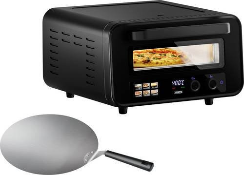 Princess Pro Max Pizzaofen mit Pizzastein und Digitalanzeige in Schwarz - Bild 1