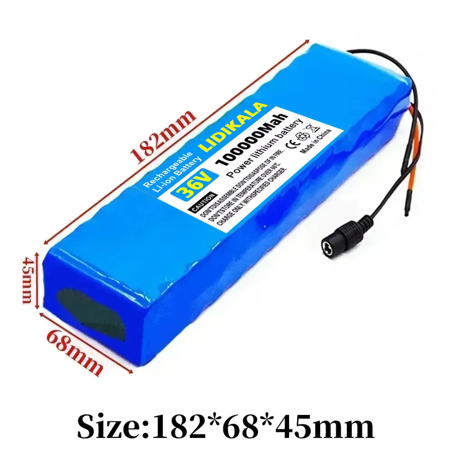 36V 10S2P 18650 Lithium-Akku mit 100Ah Kapazität in Blau mit XT60 und DC Dual-Interface für Elektroroller und faltbare Elektrofahrzeuge - Bild 6