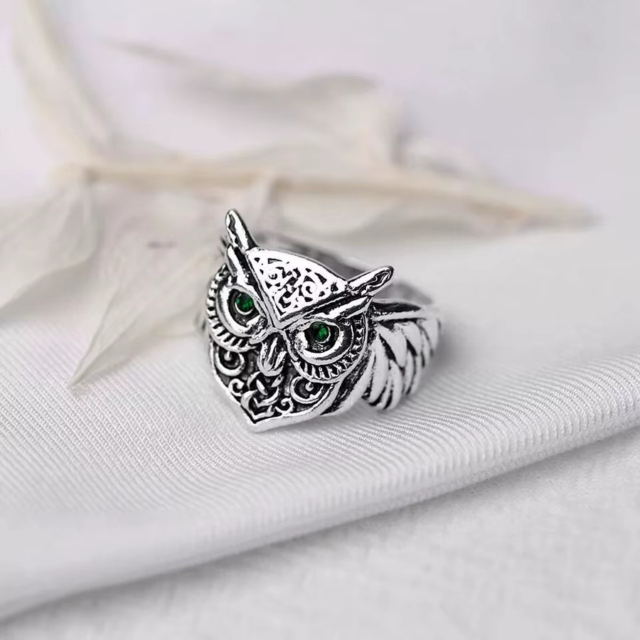 LENNIK Ring, Silber, Eule, Herren - Bild 4