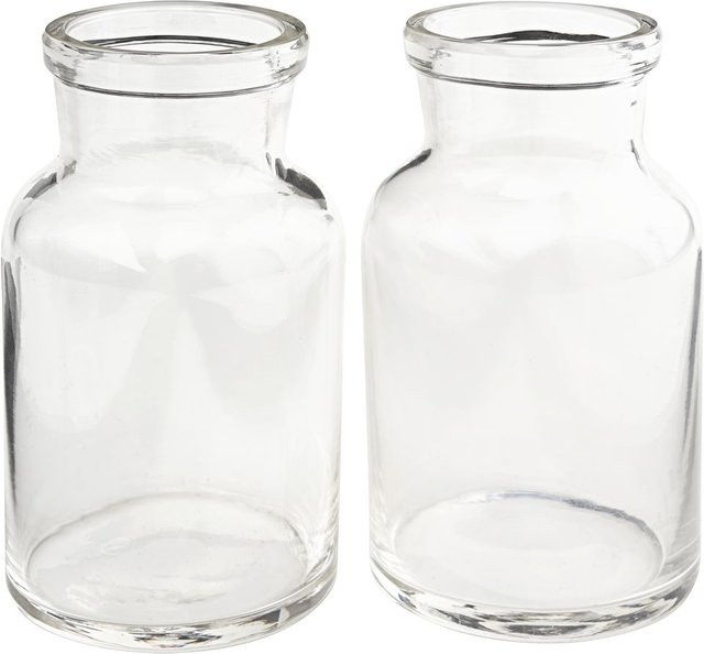 VBS Flaschenvasen aus Glas, transparent, Tabletop - Bild 1