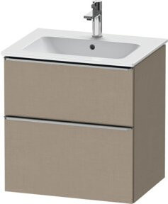 Duravit Waschtischunterschrank D-Neo in Beige mit 1 Kasten und 1 Auszug, B/T: 61 x 46,2 cm - Bild 1