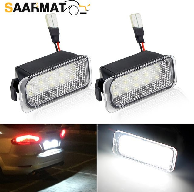 LED Kennzeichenbeleuchtung Blinker Lampen Set für Ford Tourneo Transit Connect Courier Custom und Jaguar XJ XF 2008-2 von SAARMAT - Bild 1