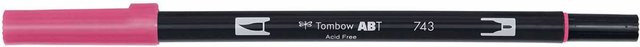 Tombow ABT Dual Brush Pen in Hot Pink 743 - Bild 1