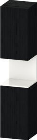 Duravit Hochschrank Qatego mit LED-Beleuchtung und Glastüren, B/T/H: 40 x 36 x 176 cm - Bild 1