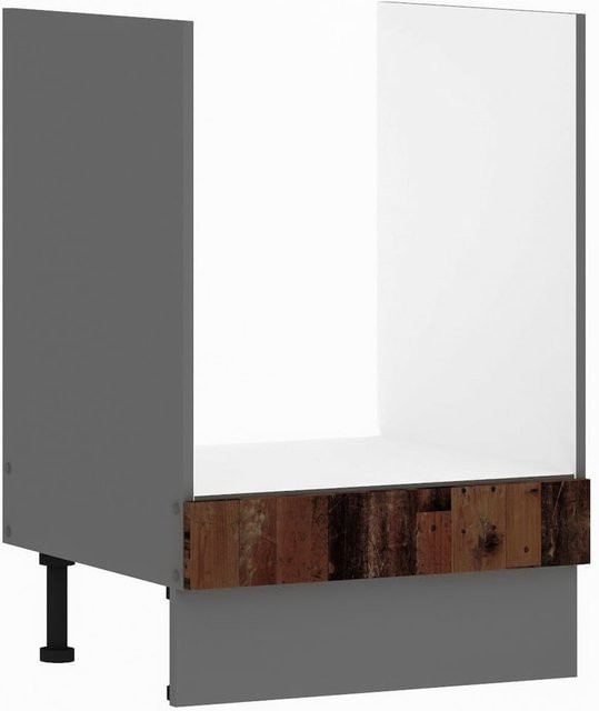 Herdschrank OLD STYLE Küchenzeile in Old Wood Brown, Breite: 60 cm - Bild 1