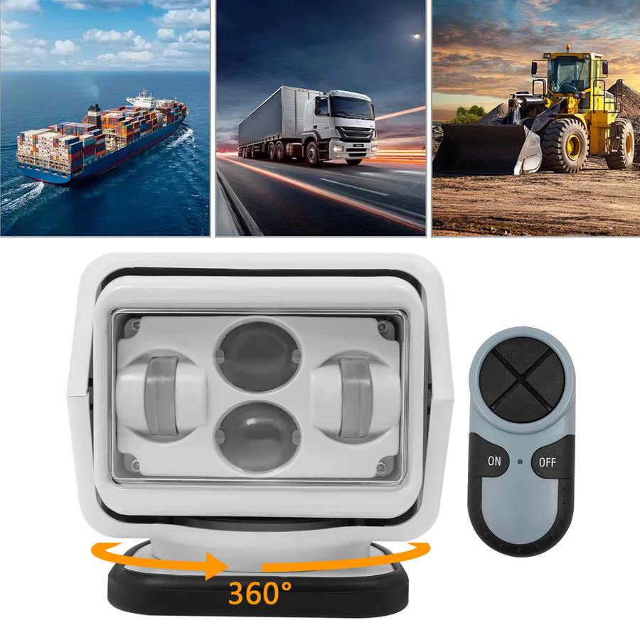 Vintoro 60W LED Suchscheinwerfer mit Fernbedienung, 8000LM Arbeitsleuchte und Notbeleuchtung, IP67 wasserdicht, Weiß - Bild 4