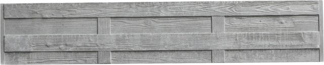 Beckers Betonzaun-Platte Elegant in Betongrau, B/H/T: 38,5 x 200 x 3 cm - Bild 1