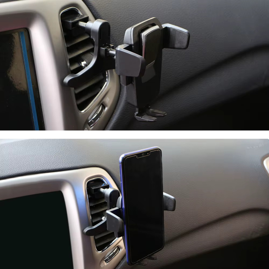 Universeller Handyhalter für die Auto-Lüftung in Schwarz zur Befestigung von iPhone, Samsung und Xiaomi - Bild 2