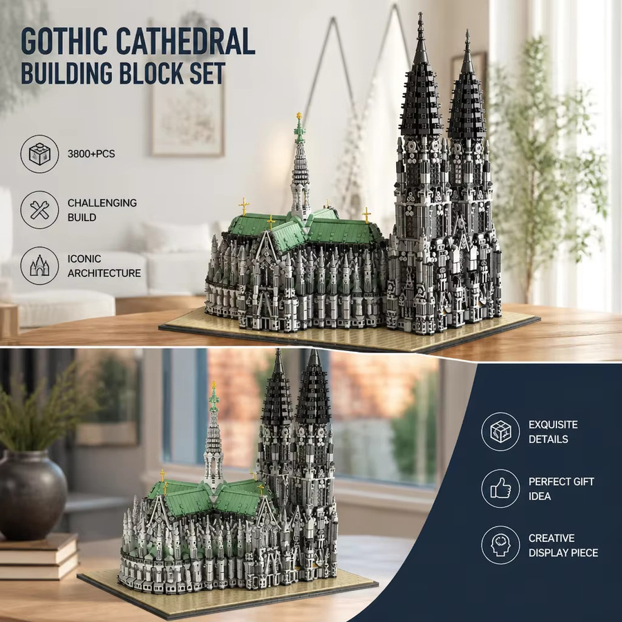 Barweer Kölner Dom, Bausteine, 8614 Teile, ab 14 Jahren - Bild 2