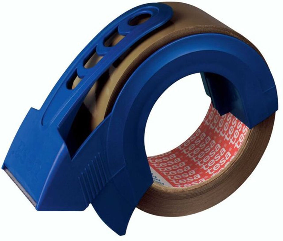 tesapack Klebeband-Abroller von tesa in Beige mit 66 m Länge und 50 mm Breite - Bild 2