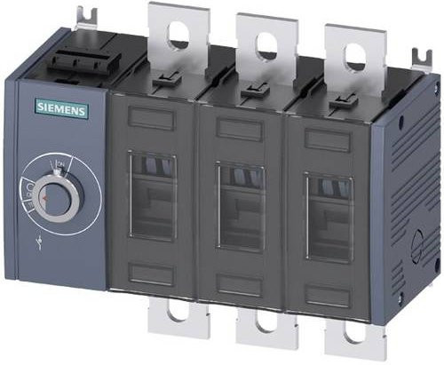Siemens Lasttrennschalter 500A, 6 Schließer, 4 Öffner, 2 Öffner, Grau, 3KD44340PE100 - Bild 1