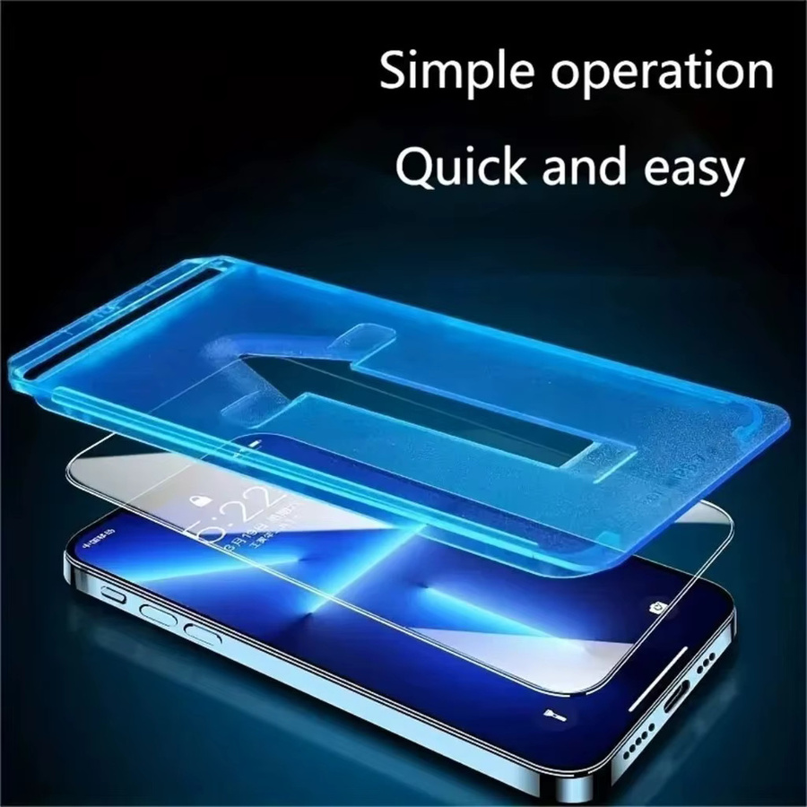 2 Stück Xiaomi POCO X7 Displayschutzfolie aus gehärtetem Glas in Transparent mit automatischem Installationswerkzeug - Bild 2