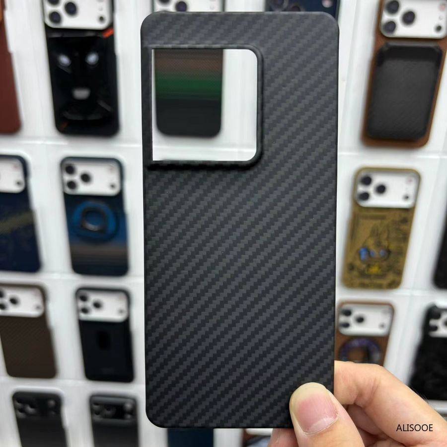 Capa Carbonfaser-Hülle für Sony Xperia 1 VIII, ultradünne Aramidfaser Hartschale in Schwarz - Bild 5