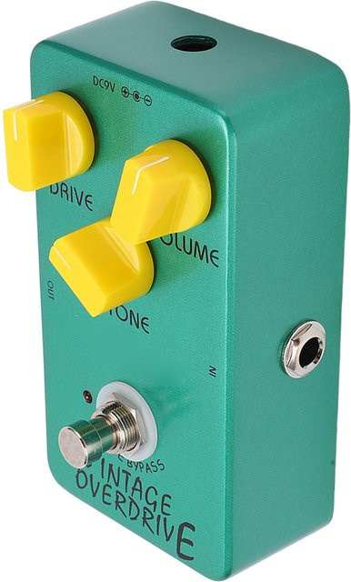Painter Vintage Overdrive Pedal JF-01 True Bypass E-Gitarren Effektpedal in Blue und Green mit USB-C Anschluss - Bild 1