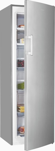 GS5271-NF-H-040D Gefrierschrank in Inoxlook, No Frost, Standgerät in Silber, B/T/H: 54 x 64 x 204 cm - Bild 1