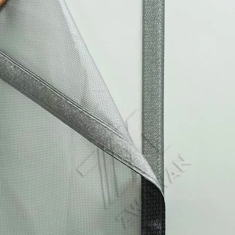 Selbstklebender Mückenschutz von zxqwan als Moskitonetz mit Klettverschluss, Höhe: 170 cm, Breite: 80 cm - Bild 5