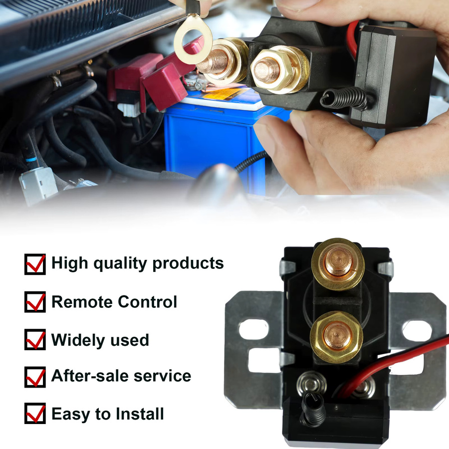 everso Batterieschalter-Relais 12 V mit Dual-Fernbedienung in Schwarz als Diebstahlsicherung und Kill-Schalter für Auto, Boot, Wohnmobil und Van - Bild 5