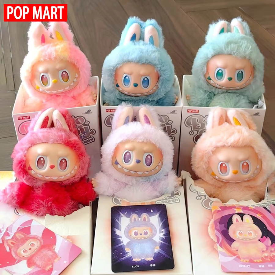 POP MART Labubu-Puppe Mystery Box, Macaron-Farbe, Plüsch / Textil - Bild 1