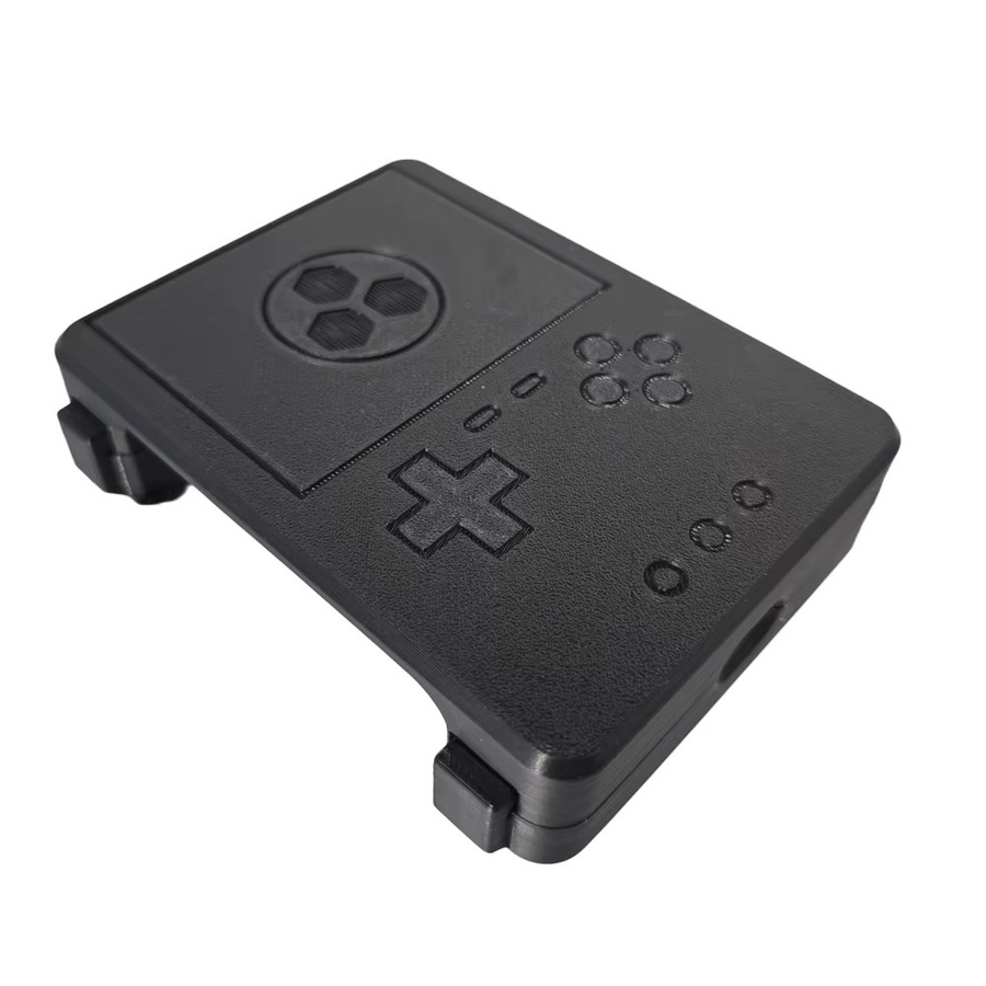 3-in-1 Schutzhülle für Trimui Brick Retro Handheld-Spielekonsole aus PLA+ Material in Schwarz - Bild 2