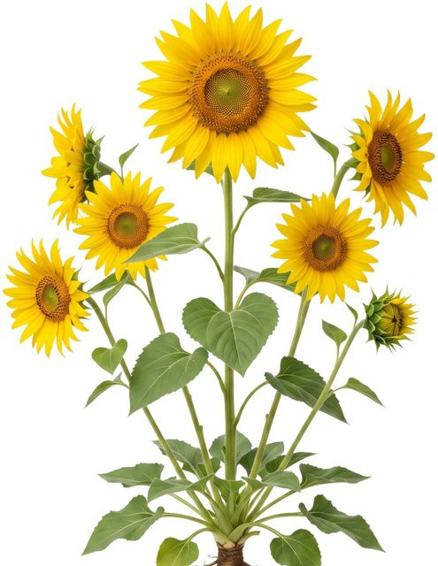 LaCaTho Sonnenblume Sunstar Helianthus Annuus Samen, 250 Stück, Gelb - Bild 1