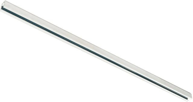 QAZQA Moderne 3-Phasen-Schiene aus Aluminium in Weiß, Länge: 100 cm - Bild 1