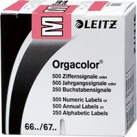 Leitz Buchstabensignal Orgacolor Markierung in Pink - Bild 1