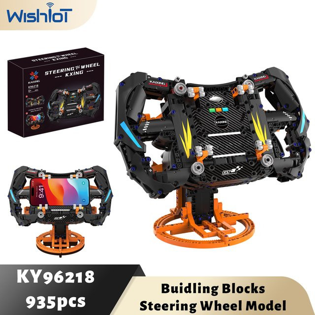 wishiot Gebäude Block Simulation Racing Räder Modell, Spielzeug, 935 Teile, ab 6 Jahren - Bild 1
