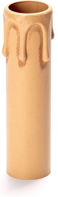 Orion Lightstyle Kerzenhülse mit Tropfen E14 in Antik Braun, Höhe: 115 mm, Durchmesser: 26 mm - Bild 1