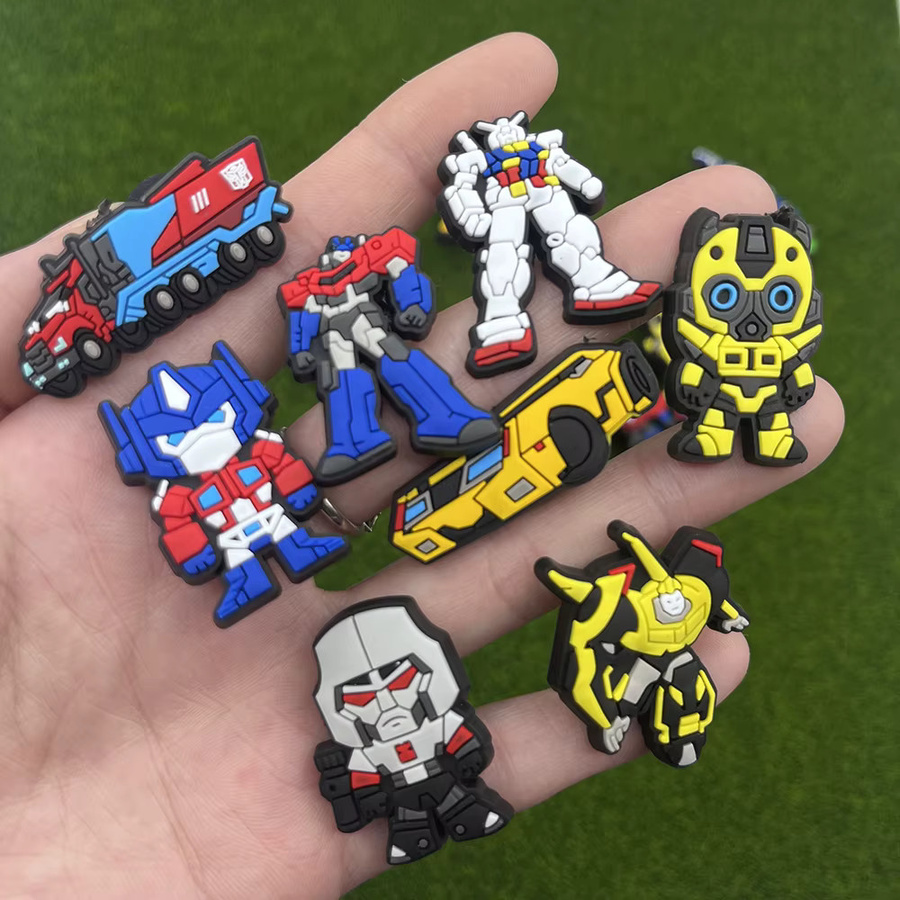 Cartoon Schuh Charms, 18 Teile/Satz, PVC, Kinder - Bild 2