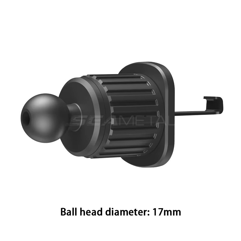 SEAMETAL Universal-Kugelkopf-Auto-Handyhalterung mit Haken für Lüftungsschlitze, Schwarz - Bild 5