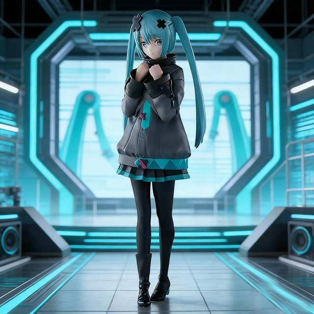 Sega Hatsune Miku Luminasta, Anime Figur, PVC, Bunt / Mehrfarbig - Bild 1
