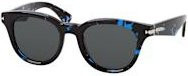 Burberry BE 4439 Sonnenbrille, Rund, Vollrand, Kunststoff, Herren, Grey Multicolour - Bild 1