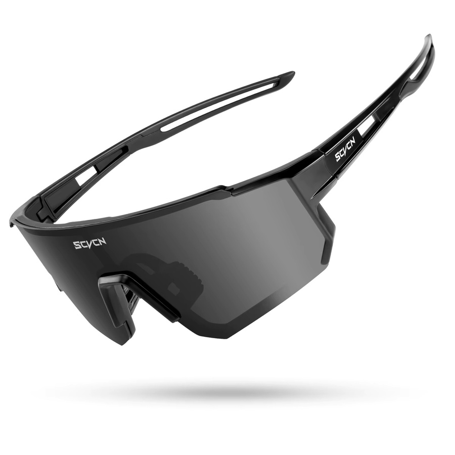 SCVCN Sportsonnenbrille, Unisex, Vollrand, Kunststoff - Bild 1