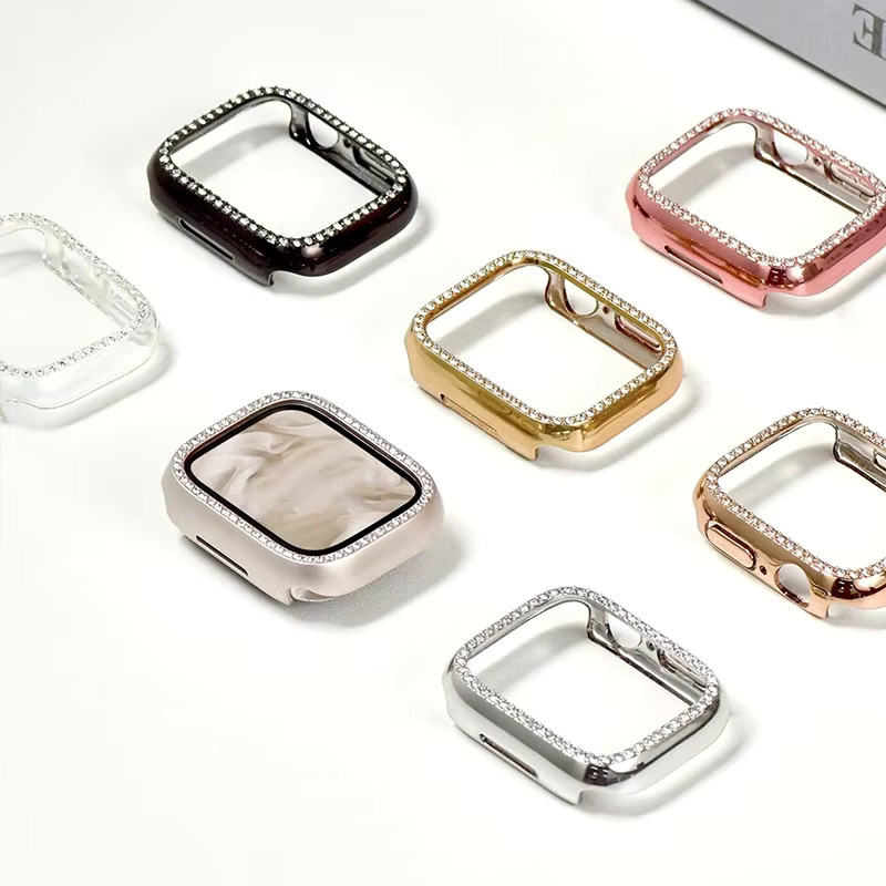 Apple Schutzhülle für Apple Watch, Silber, Diamant, Unisex - Bild 5