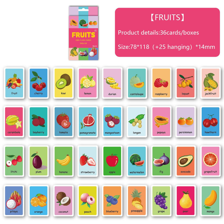 Linyi toy Tier Karte 36-teiliges Set - Bild 1