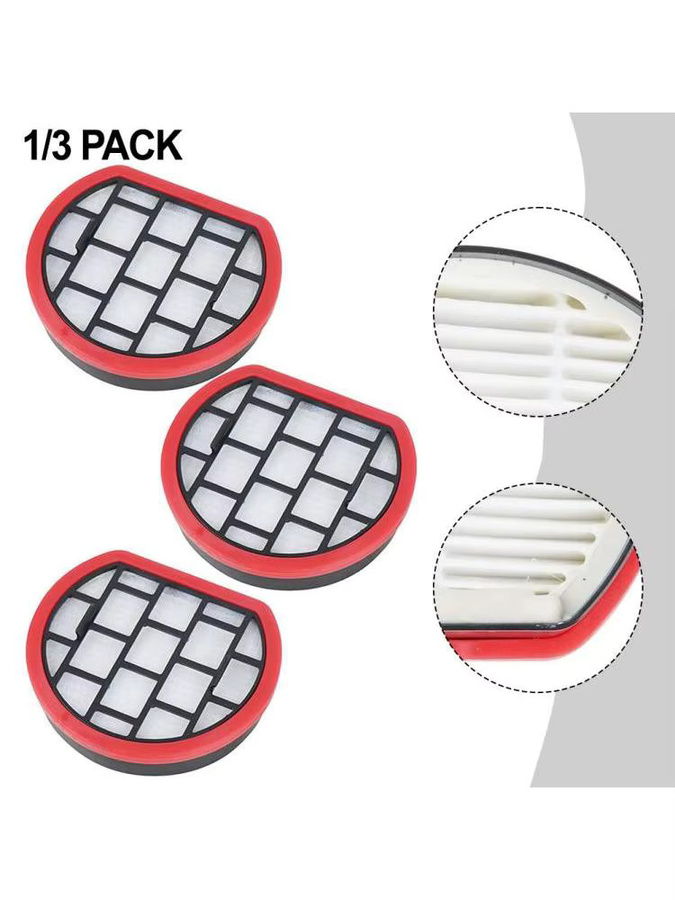 HEPA-Filter für JIGOO C500 Staubsauger, 1/3 Stück waschbare Ersatzfilter mit 99,97 % Filtration, Staubsauger-Zubehör - Bild 3