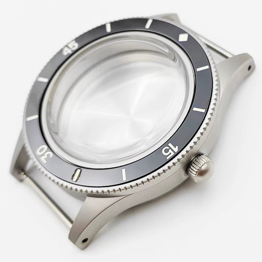 miuksi Uhrengehäuse Edelstahl, 40 mm, Silber, Automatik, Unisex - Bild 2