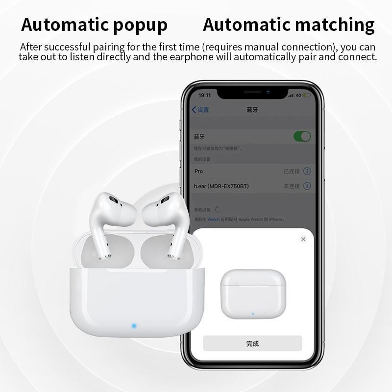 Kabellose Bluetooth In-Ear Kopfhörer mit Stereo-Surround-Sound und Touch-Steuerung in Rosa - Bild 3