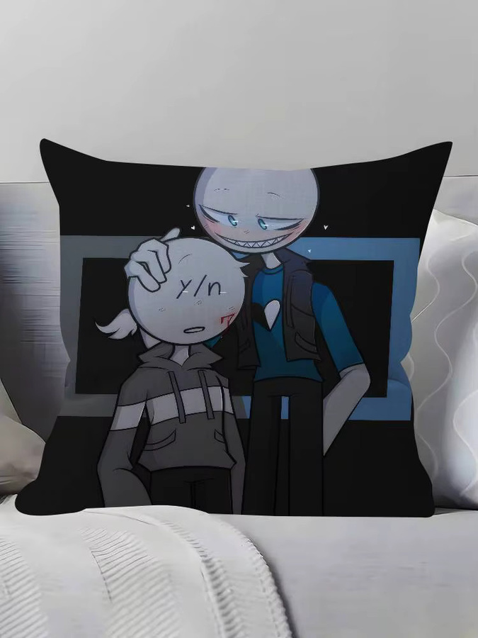 Bilibili Anime Kissenbezug Peter Y-Your B-Boyfriend Club Bar Vintage Design, B/B/B: 45 x 45 x 0 cm, Mehrfarbig - Bild 7