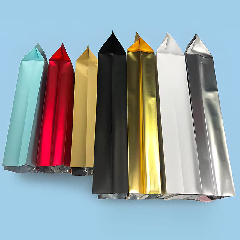50 Stück Factory Supply Kaffeebohnen-Verpackungsbeutel aus Aluminiumfolie und Kunststoff, Mehrfarbig, Heißsiegelbeutel für Snacks, Tee, Kaffeepulver und Tiernahrung - Bild 3
