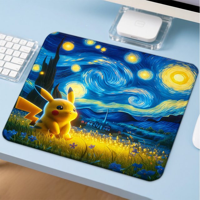 Potdemiel Tastaturunterlage P-Pikaachuus Computermatte in Multicolour für PC-Gamer - Bild 1