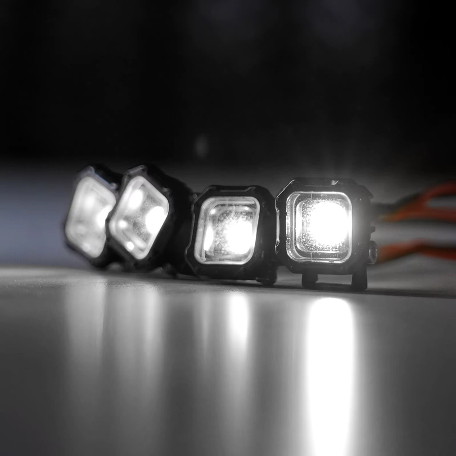 INJORA Quadratische LED-Leuchten, Weiß, Zubehör - Bild 3