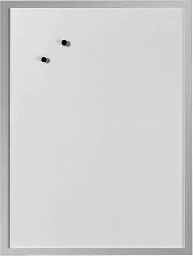 Herlitz Magnettafel Whiteboard in Silber, B: 40 cm, H: 60 cm - Bild 1