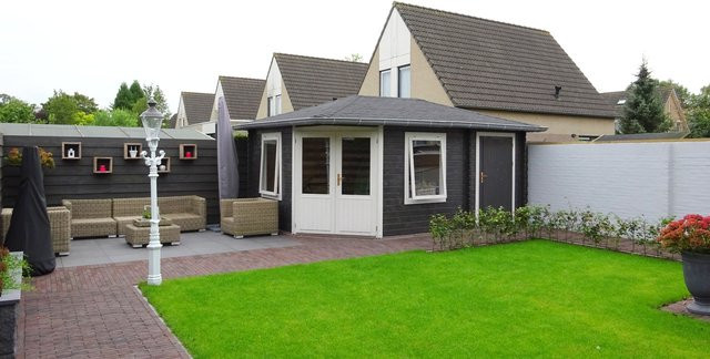 Gartenhaus Blockbohlenhaus Brighton B: 440 cm, T: 300 cm - Bild 1